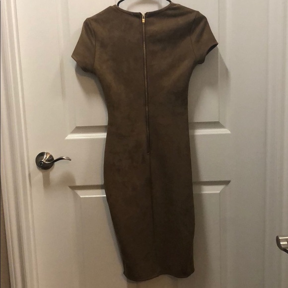 Faux suede midi dress - Picture 3 of 3